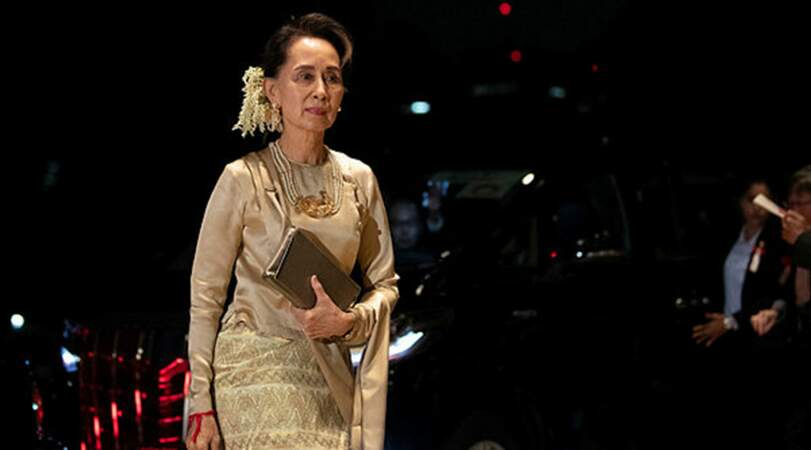 La dirigeante birmane Aung San Suu Kyi
