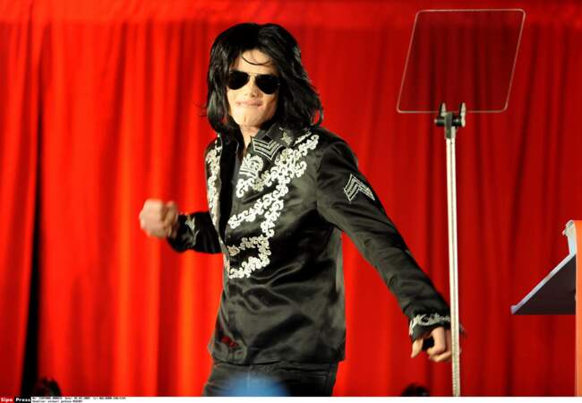 Michael peu avant sa mort, en 2009