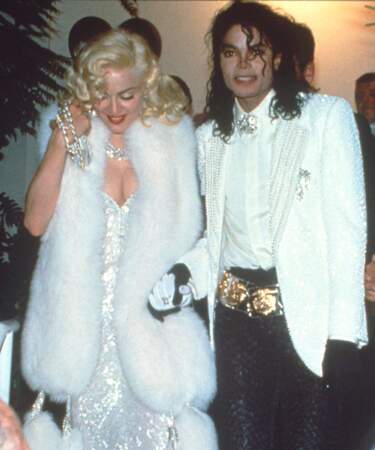 Michael en compagnie de Madonna aux Oscars, en 1991 