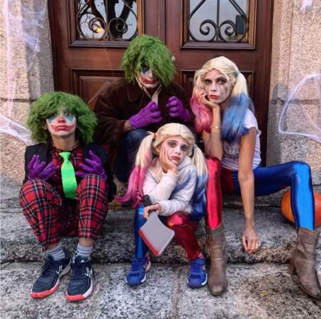 Sylvie Tellier et sa famille en mode Joker… Flippant !