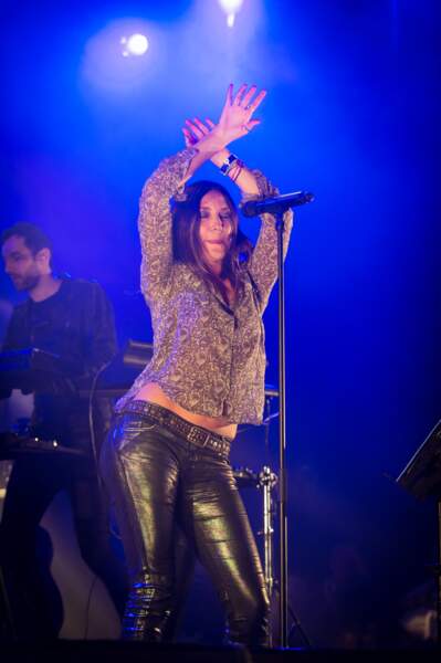 Elle sait danser aussi, ici à la Fête de l'Espoir à Genève en 2013.