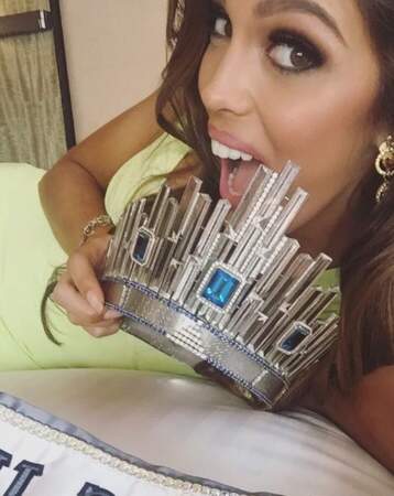 Son premier selfie en tant que Miss Univers, rien que ça ! 