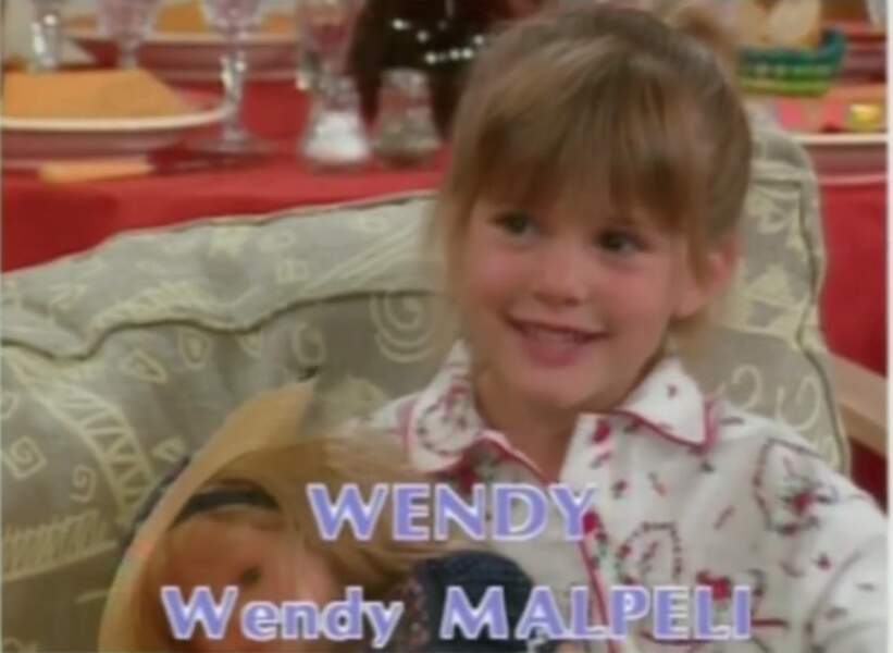 Wendy Malpeli jouait l'adorable Wendy, elle semble avoir tourné la page de la comédie