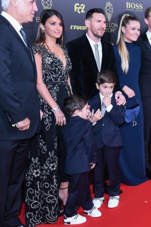 Lionel Messi était en famille avec sa femme et deux de leurs enfants