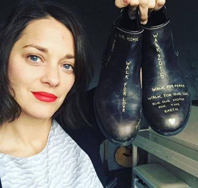 Marion Cotillard, une actrice engagée : elle donne ses chaussures pour la bonne cause