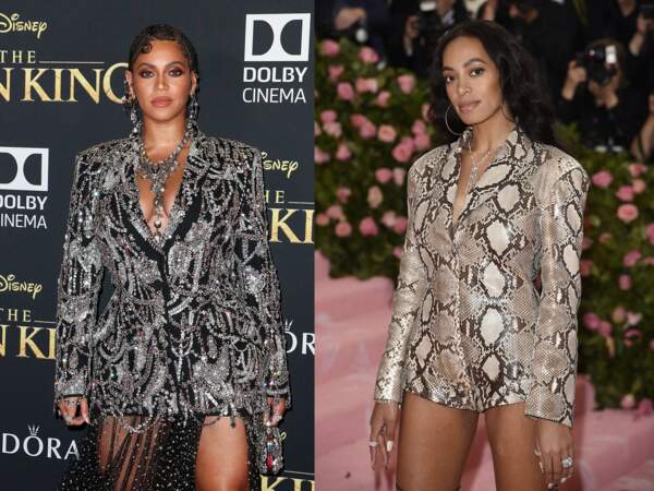 Côté look, Solange Knowles n'a rien à envier à sa grande soeur Beyoncé : les chanteuses assurent en veste courte !