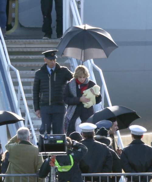 En novembre 2019, ils tournaient une scène de déplacement du couple princier