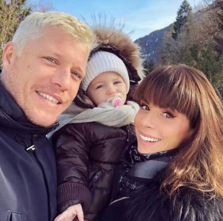Jean-Edouard et sa petite famille ont fait un tour sur les pistes de ski. 