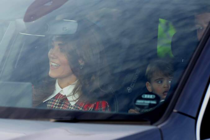 Le prince Louis était aussi dans la voiture de Kate Middleton  le 18 décembre