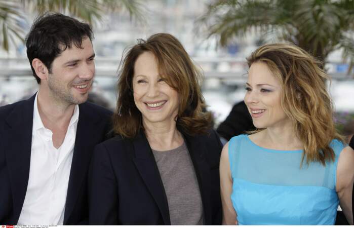 Avec Melvil Paupaud et Suzanne Clement lors du photo call à Cannes en 2012, pour le film de Xavier Dolan Laurence Anyways.