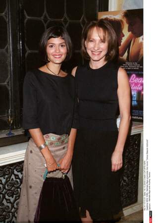 Avec Audrey Tautou en 1999, pour Vénus Beauté (Institut)         