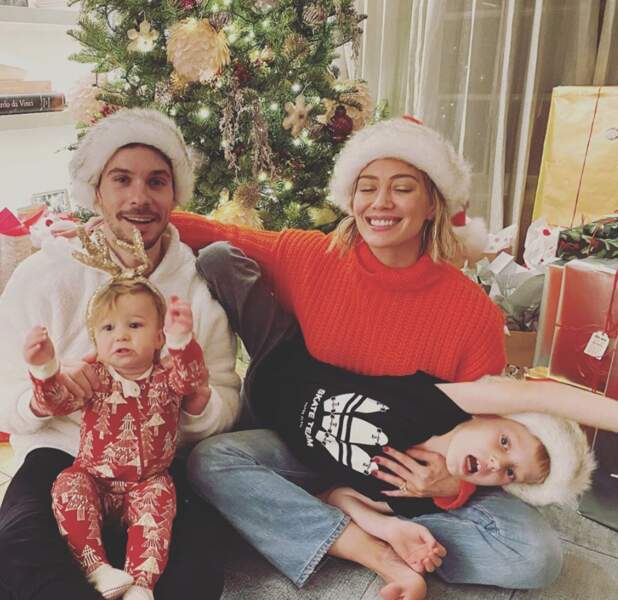 Hilary Duff a posté un photo du "meilleur Noël" de sa famille