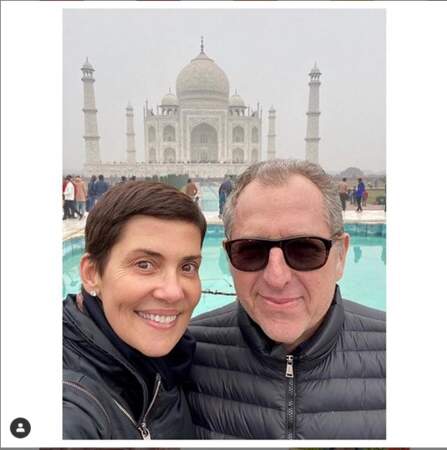 Cristina Cordula et son mari sont eux en Inde