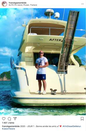 Franck Gastambide a débuté 2020 en Thaïlande. Le "Vin Diesel de Melun" n'était pas à Pattaya mais sur l'île mythique de Koh Phi Phi