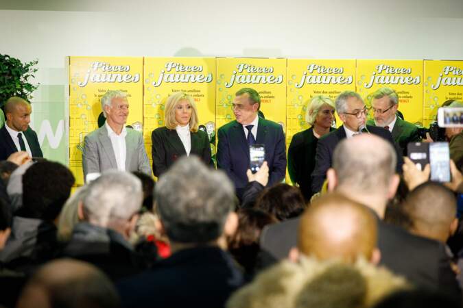 Brigitte Macron et Didier Deschamps ont donné ensemble le coup d'envoi des Pièces Jaunes 2020 à Orléans