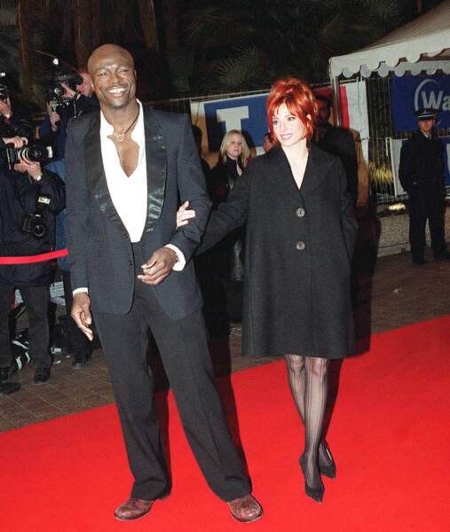 Classique au bras de Seal en 2002 à Cannes...