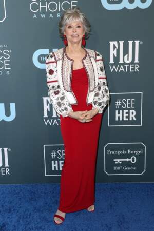 Rita Moreno a illuminé le red carpet avec sa bonne humeur communicative