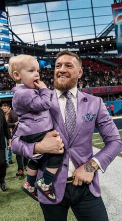 Grand fan de sport, Conor McGregor risque bien de transmettre cette passion à son fils ! 