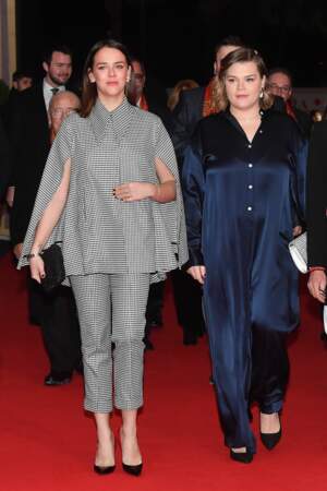 Pauline Ducruet et sa sœur Camille Gottlieb au 44e Festival du cirque de Monaco samedi 18 janvier 2020