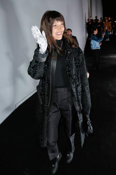 Bella Hadid au défilé Dior Homme