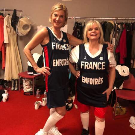 Michèle Laroque et Isabelle Nanty en basketteuses. Mais pourquoi ?