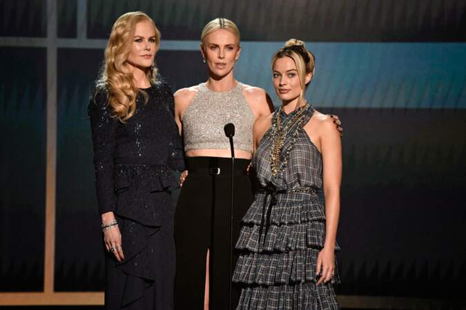 Nicole Kidman, Charlize Theron et Margot Robbie, stars du film Scandale
