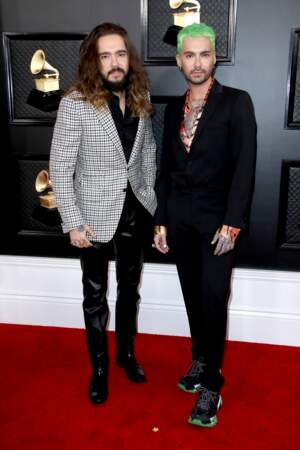 Tom Kaulitz et Bill Kaulitz des Tokio Hotel