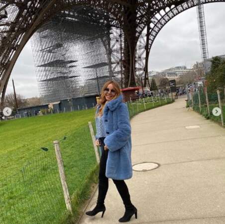 C'est pas tout mais Cathy Guetta nous attend pour visiter la Tour Eiffel. 