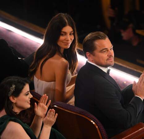 Leonardo DiCaprio et Camila Morrone, complices au premier rang des Oscars