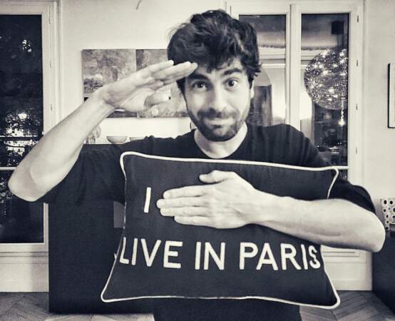 Né en Espagne, l'acteur est heureux de vivre à Paris !