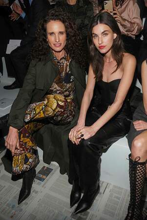 Andie MacDowell et sa fille Rainey. 