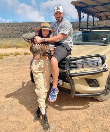 Nabilla et Thomas s'éclatent lors d'un safari en Afrique du Sud !