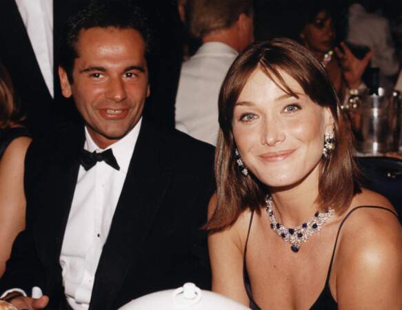 1998 au bal de la Croix-Rouge en compagnie de Jean-Yves Le Fur