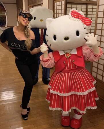 Et même Hello Kitty, rencontrée au Japon ! Petite veinarde. 