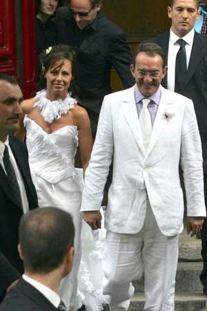 Jean-Pierre Pernaut s'est marié avec l'ex Miss France 1987 Nathalie Marquay à Paris en juin 2007