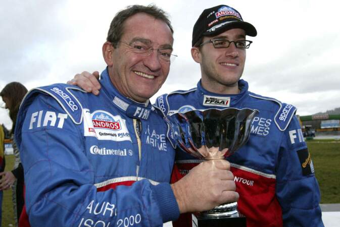 Jean-Pierre partage sa passion de la course automobile avec son fils Olivier: victoire au Trophée Andros 2007!
