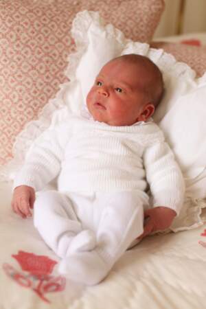 Le petit prince, âgé ici de 3 jours, pesait 3,8 kg à la naissance