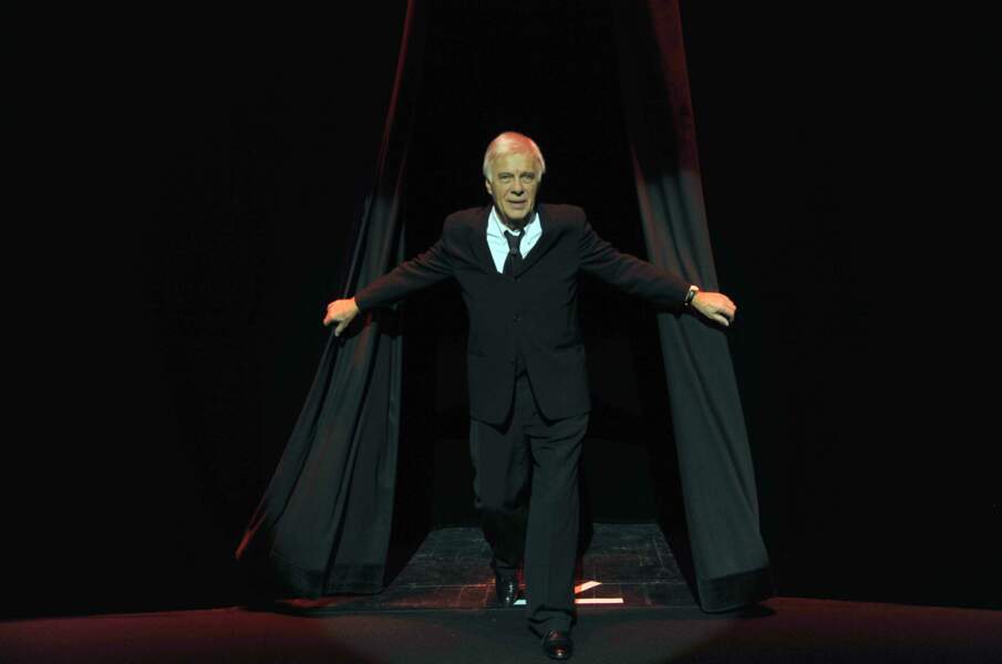 Sur scène dans "Rideau" au Théâtre du Rond-Point (2011)