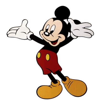 Dans les années 50, Mickey est intégralement colorisé