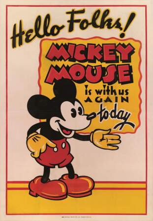 Regardez attentivement : à partir de 1939, les yeux de Mickey ont un petit éclat blanc pour leur donner plus de vie