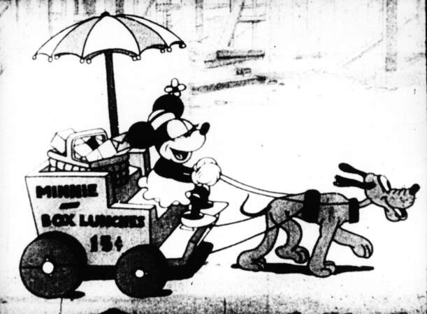 Et oui, c'est bien Pluto qui tracte Minnie en 1931 !