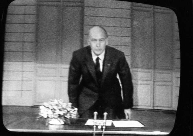L'allocution télévisée d'adieu de VGE après sa défaite le 10 mai 1981 et son célèbre "Au revoir"