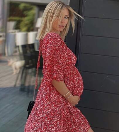 Stéphanie Clerbois, elle aussi enceinte, a fait une jolie séance photo