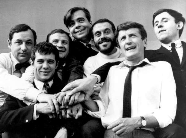 Michael Lonsdale dans un film qui porte bien son nom : "Les copains", réalisé en 1964 par Yves Robert, avec Guy Bedos, Claude Rich, Philippe Noiret, Pierre Mondy ...