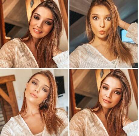 Collage de selfies pendant le confinement de Miss Pays de la Loire 2020