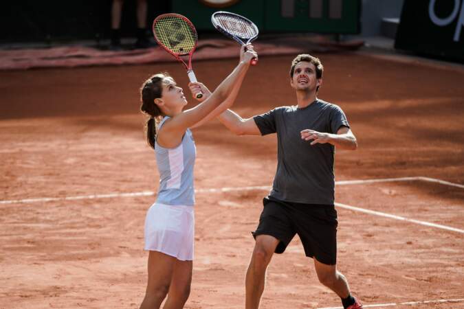 Le duo s'est montré particulièrement inspiré sur la terre battue de Roland-Garros lors de la deuxième édition du tournoi Stars, set et match.