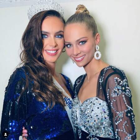 Laura Cornillot  (à gauche) succède à Florentine Somers au titre de Miss Nord-Pas-de-Calais
