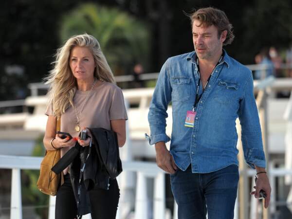 Patrick Puydebat et sa compagne Caroline arrivent à Canneseries 2020