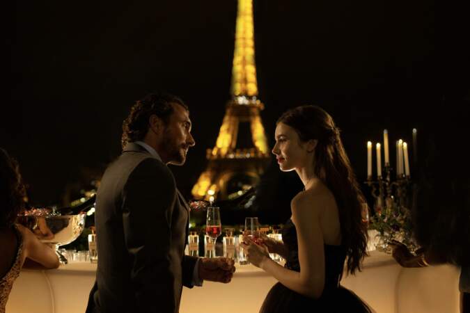 La Tour Eiffel en toile de fond... so romantic !