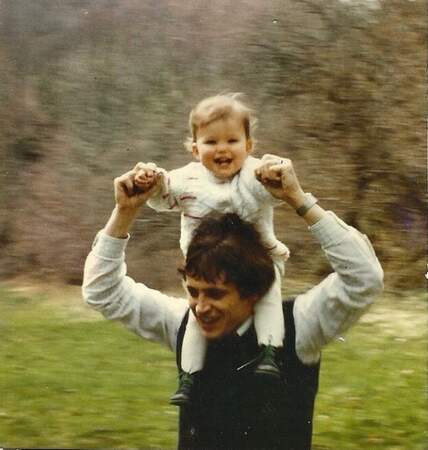 La petite Laure et son papa, il y a quelques années...